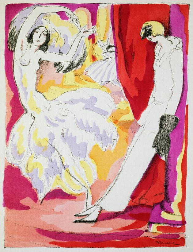 « Les danseurs des Ballets russes », de Ludwig Kainer.