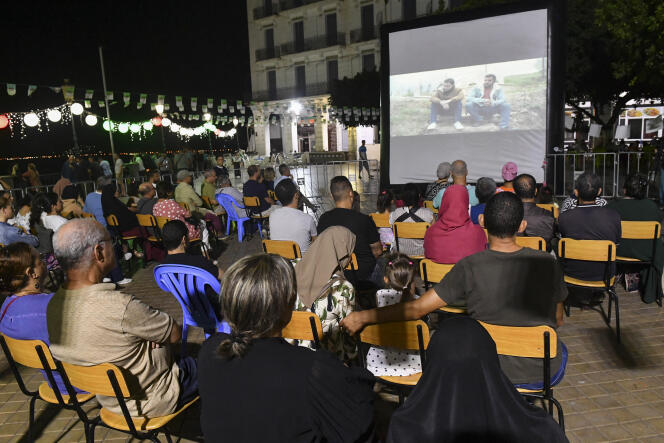 Lors des Rencontres cinématographiques de Béjaïa, à l’est d’Alger, le 23 septembre 2023.