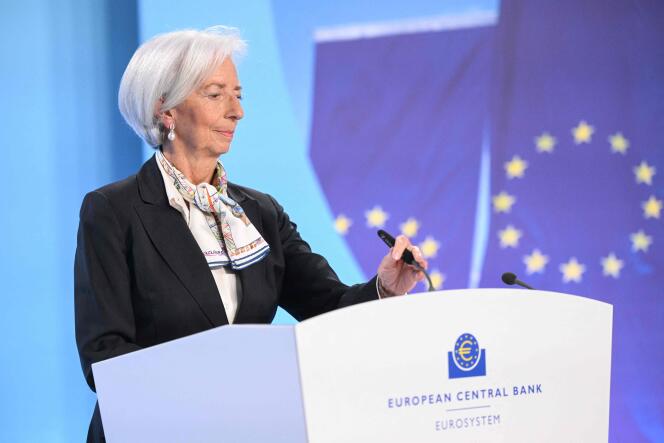 La presidenta del Banco Central Europeo, Christine Lagarde, el 7 de marzo de 2024, en Frankfurt, Alemania. 