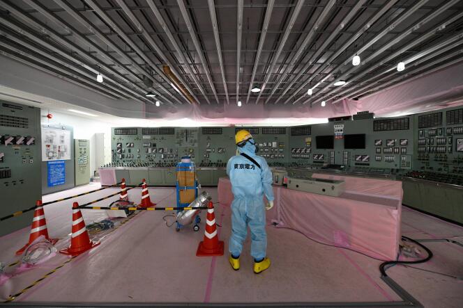 La sala de control central del reactor Unidad 2 de la central nuclear Fukushima Daiichi de la Compañía de Energía Eléctrica de Tokio (TEPCO) en Okuma, prefectura de Fukushima, 3 de febrero de 2020. 