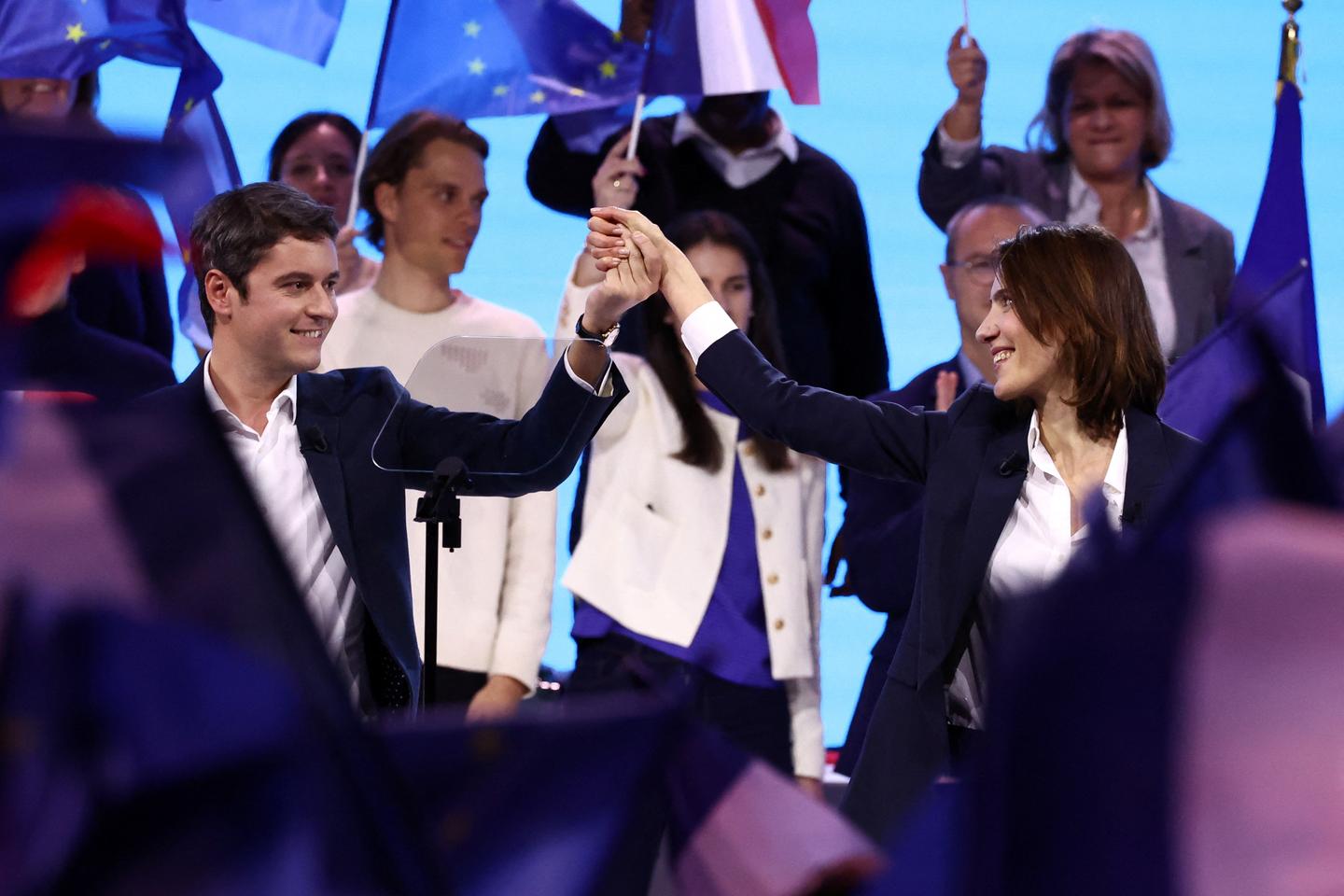 Macron's allies blast far right at European election campaign launch