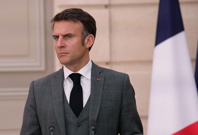 El presidente de la República, Emmanuel Macron, en el Elíseo, el 7 de marzo de 2024.