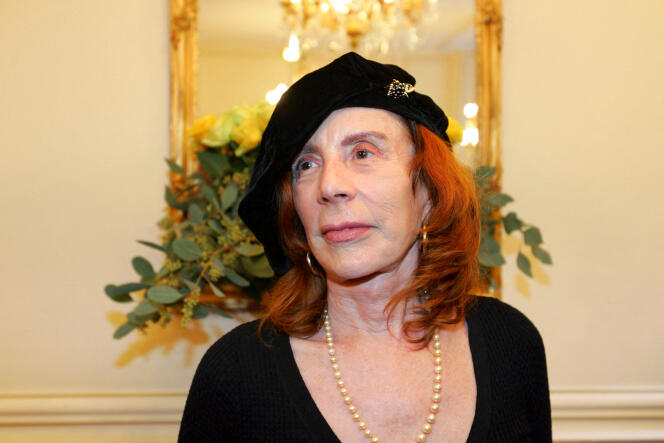     Madeleine Chapsal, à Paris, le 7 novembre 2005. 