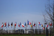 Le siège de l’Otan, à Bruxelles, le 14 mars 2024.