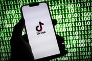 Le logo du réseau social TikTok sur un smartphone, à Mulhouse, le 30 octobre 2023.