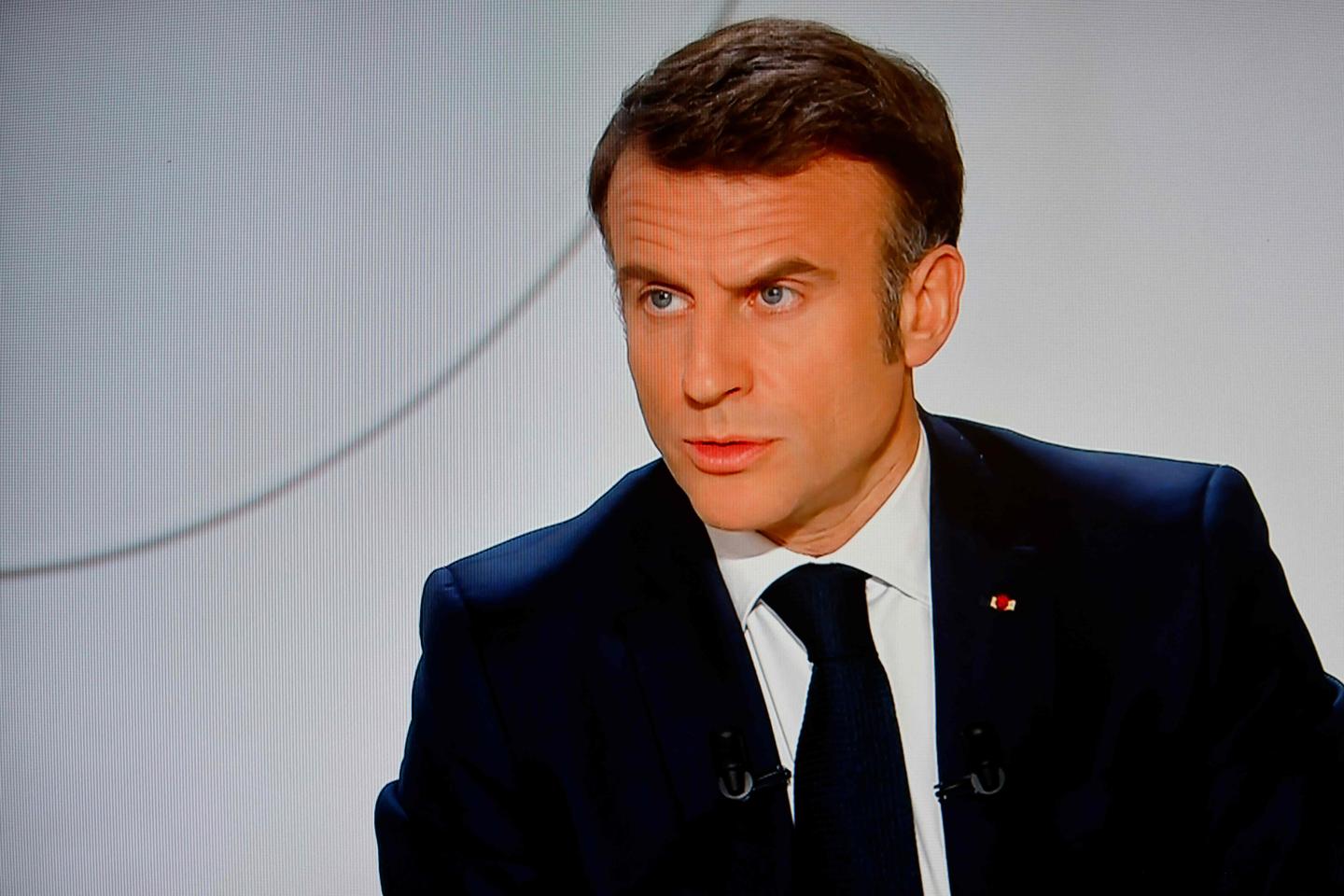 Macron repeats 'nothing excluded' on Ukraine, rebuts accusations of electoral opportunism