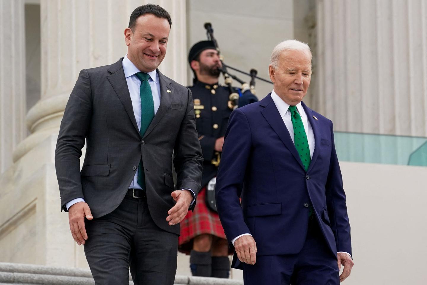 Irish PM's St Patrick's Day talks with Biden overshadowed by Gaza