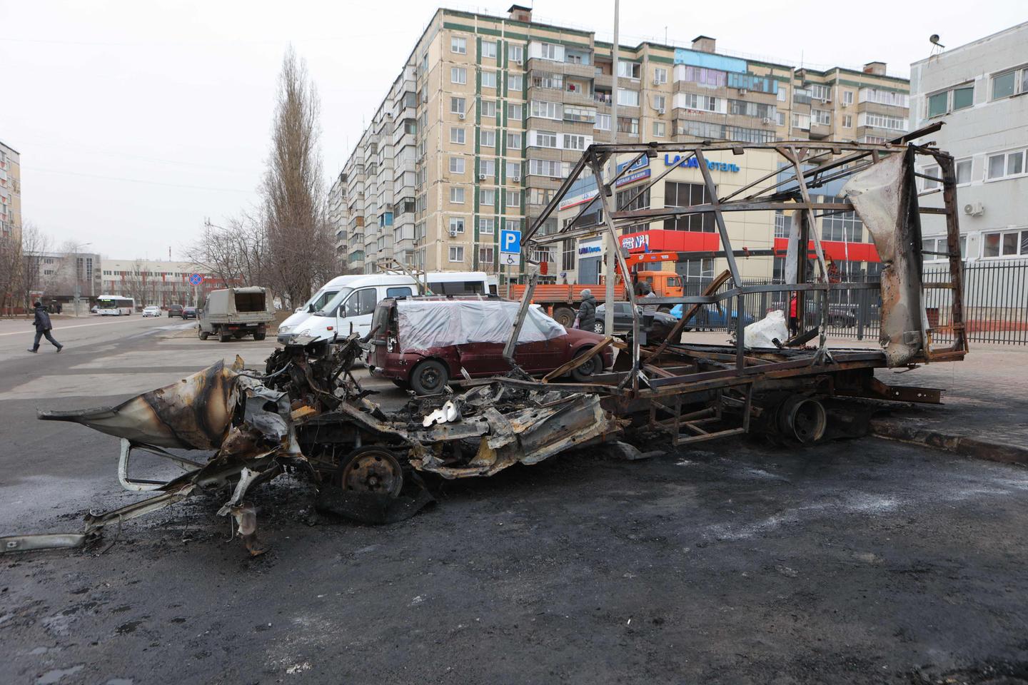 Ukrainian strikes rock Russia as vote cements Putin's grip on power