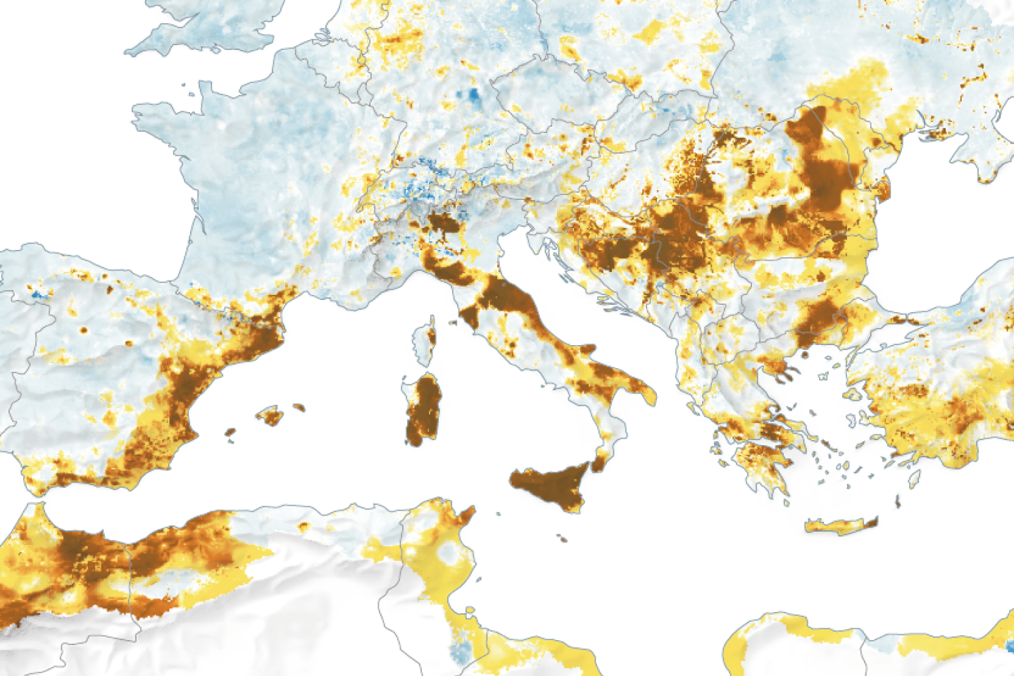 Une sécheresse critique s’installe durablement dans le bassin méditerranéen