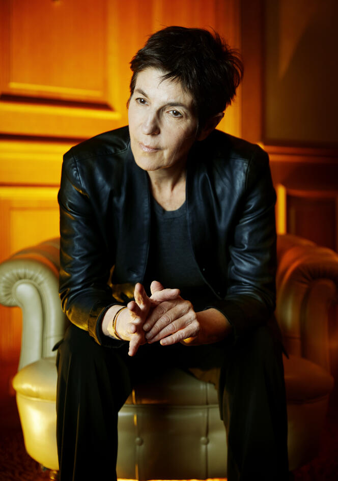 Christine Angot, en París, 15 de marzo de 2024.
