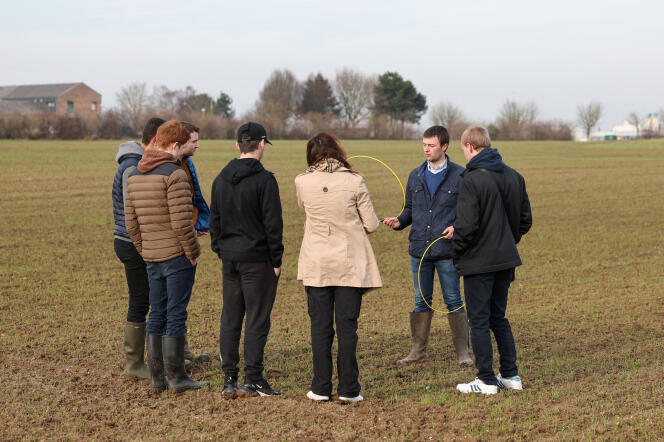 Le campus agro-environmental 62 dispense des cours à des lycéens comme des adultes, à Tilloy-les-Mofflaines, près d’Arras, le 29 janvier 2024.