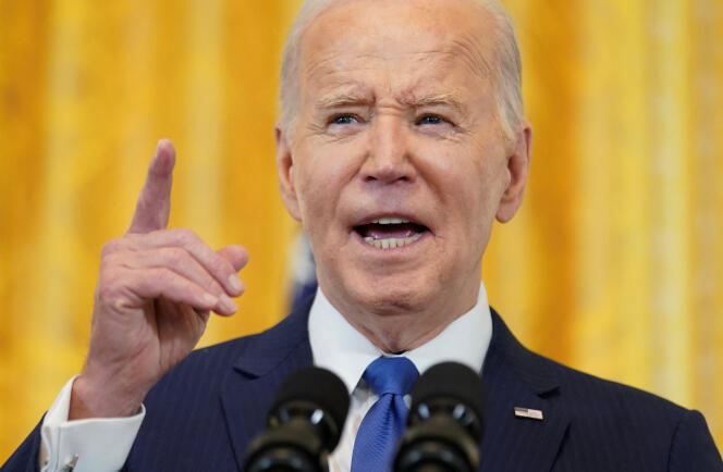 Joe Biden, in Washington, March 18, 2024.