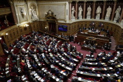 L’Hémicycle du Sénat, à Paris, en février 2024.