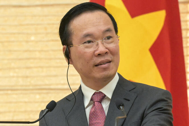 Vietnamese President Vo Van Thuong in Tokyo, Japan on November 27, 2023. 