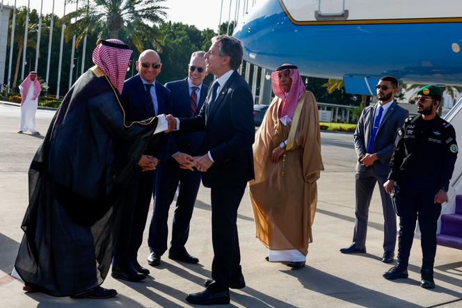 Antony Blinken à Djedda, en Arabie saoudite, le 20 mars 2024.
