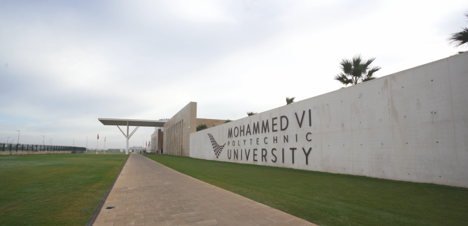 L’Université Mohammed-VI Polytechnique, à laquelle est adossé le centre AI Movement, à Rabat.