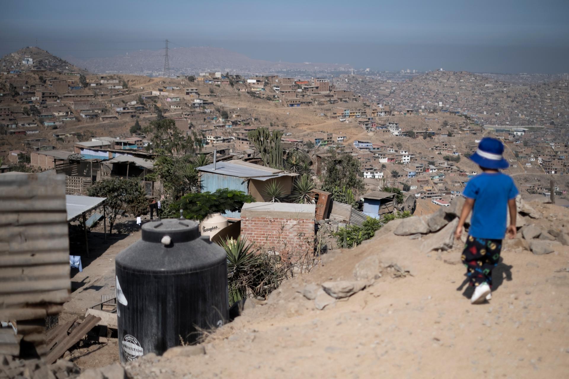 The Villa Maria del Triunfo district on the outskirts of Lima, March 4, 2024.