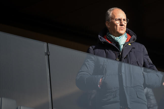 Le patron d’Angers SCO, Saïd Chabane, lors d’un match de Ligue 1, à Angers, le 15 janvier 2023.