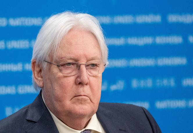 Martin Griffiths, Αναπληρωτής Γενικός Γραμματέας για Ανθρωπιστικές Υποθέσεις και Συντονιστής Έκτακτης Βοήθειας, στα κεντρικά γραφεία των Ηνωμένων Εθνών στην Ευρώπη στη Γενεύη, Ελβετία, 7 Φεβρουαρίου 2024.