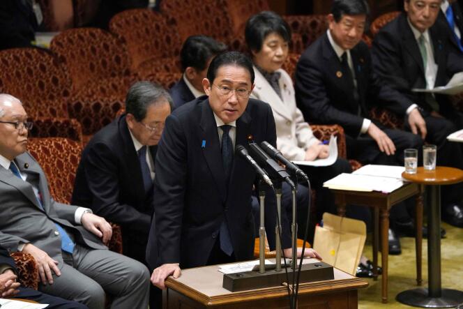 Japanese Prime Minister Fumio Kishida in Tokyo on March 25, 2024.