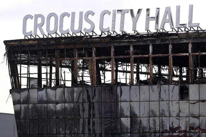 The Crocus City Hall concert hall, in Krasnogorsk (Russia), near Moscow, March 26, 2024.