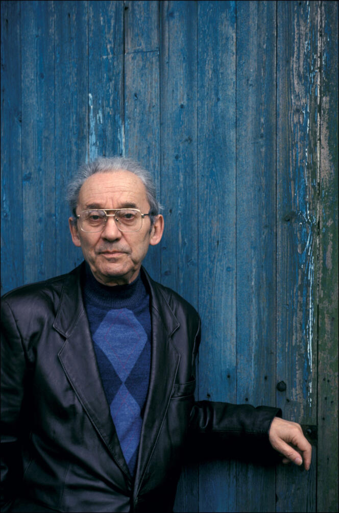 Le philosophe Paul Ricoeur, à Paris, en 1990.