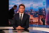 Le premier ministre, Gabriel Attal, sur le plateau du 20 heures de TF1, le 27 mars 2024.