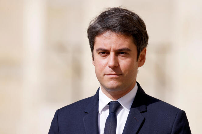 Le premier ministre, Gabriel Attal, aux Invalides, à Paris, le 20 mars 2024.