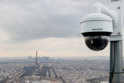 A surveillance camera, March 6, 2024 in Paris.
