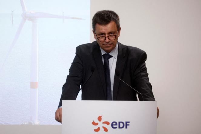 Luc Rémont, President and CEO of EDF, in Paris, July 27, 2023.