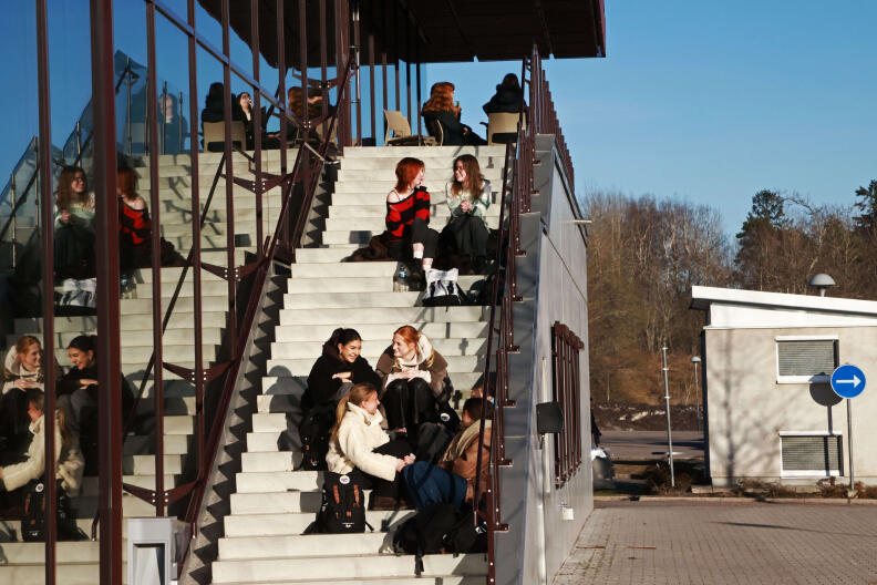 Mandatory Credit: Photo by Jeppe Gustafsson/Shutterstock (14380671g) Daily life, students at Linköping University, during Thursday in Linköping, Sweden. Daily life, students at Linköping University, Linköping, Sweden - 07 Mar 2024/shutterstock_editorial_Daily_life_students_at_Linkopi_14380671g//2403071655