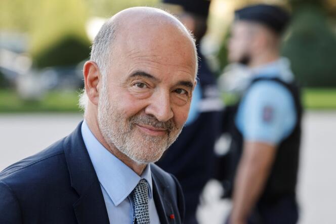 Le président de la Cour des comptes, Pierre Moscovici, à Paris, le 3 octobre 2023.