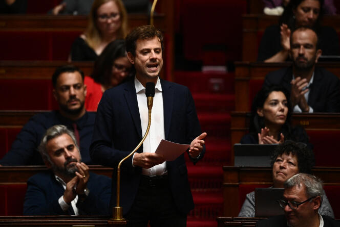 Le député « insoumis » du Val-d’Oise Paul Vannier, à l’Assemblée nationale, le 18 octobre 2022.