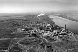 Le site de production de plutonium de Hanford, dans l’Etat de Washington (Etats-Unis), en 1960.