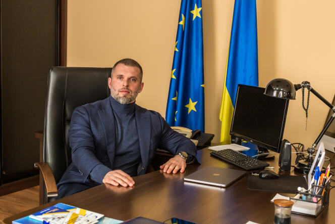 Матвей Бедный, министр спорта Украины, в Киеве 27 ноября 2023 года.