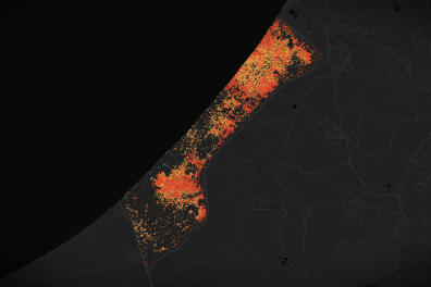 Grâce à des données en sources ouvertes et au travail de l’ONU, le Monde a pu déterminer que 60 % des écoles, hôpitaux et des lieux de culte dans la bande de Gaza ont été entièrement détruits ou endommagés depuis le 7 octobre 2023