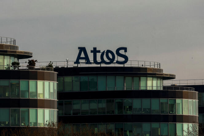 Le siège social du groupe informatique Atos, à Bezons (Val-d'Oise), près de Paris, le 20 mars 2024.