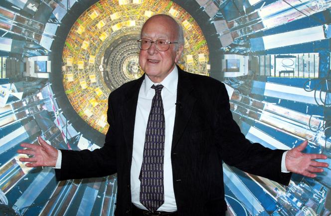 Le professeur Peter Higgs au Science Museum de Londres, le 11 décembre 2013.