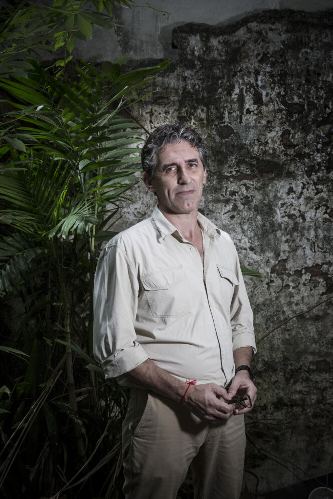 Christophe Pottier, archaeologist and member of the French School of the Far East, in Bangkok (Thailand), in 2015.