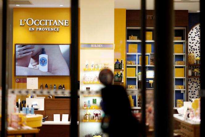 Une boutique L'Occitane en Provence, au centre de Paris, le 6 février 2024. 
