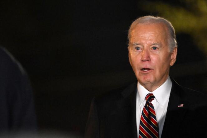 Joe Biden, à Washington, le 9 avril 2024.