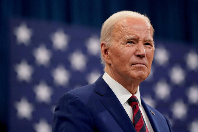 Joe Biden, à Washington, le 26 mars 2024.