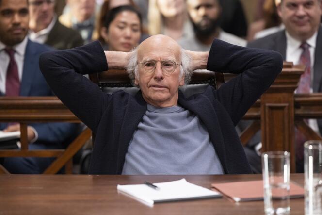 Larry David in the 10th and final episode of the 12th and final season of his series 
