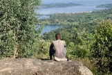 Sur les hauteurs du village de Kinunga, au Rwanda, en mars 2024.