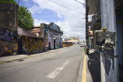 Une rue de Pointe-à-Pitre, en Guadeloupe, le 10 avril 2024.