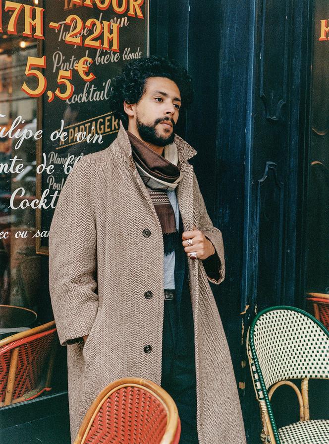 Khémaïs Ben Lakhdar, en el Bistrot des Colonnes, en París, el 2 de abril.