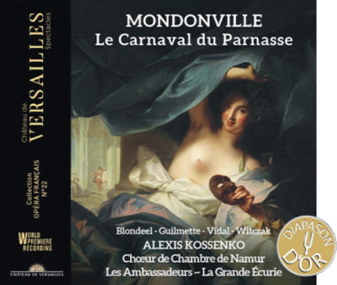 Pochette de l’album « Le Carnaval du Parnasse », de Mondonville.