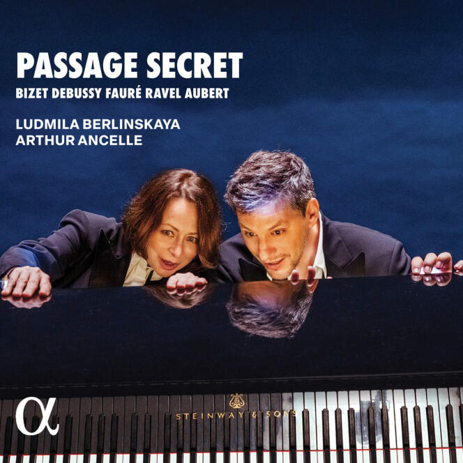 Pochette de l’album « Passage secret », de Ludmila Berlinskaya et Arthur Ancelle.