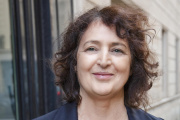 L’écrivaine Yasmina Liassine, à Paris, en 2024.