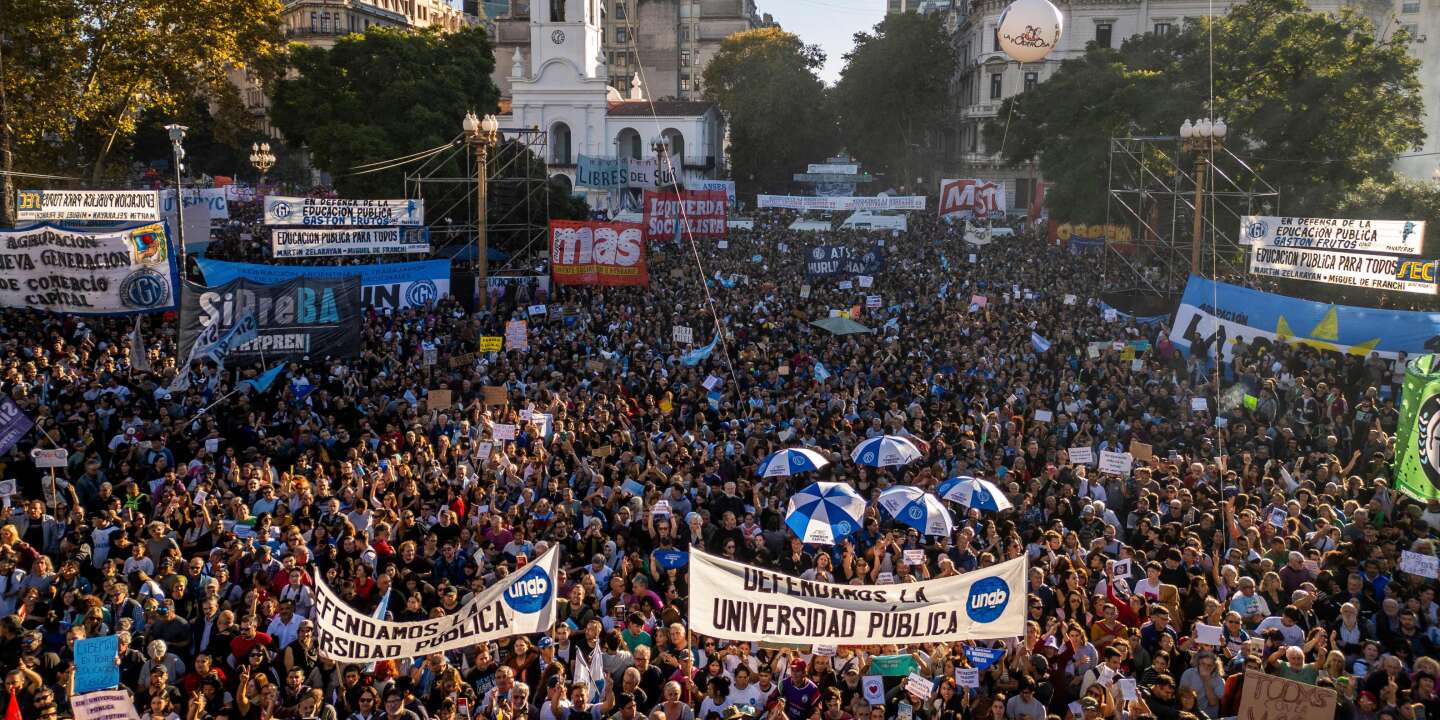 En Argentine, forte mobilisation contre l’austérité budgétaire dans l’enseignement supérieur public